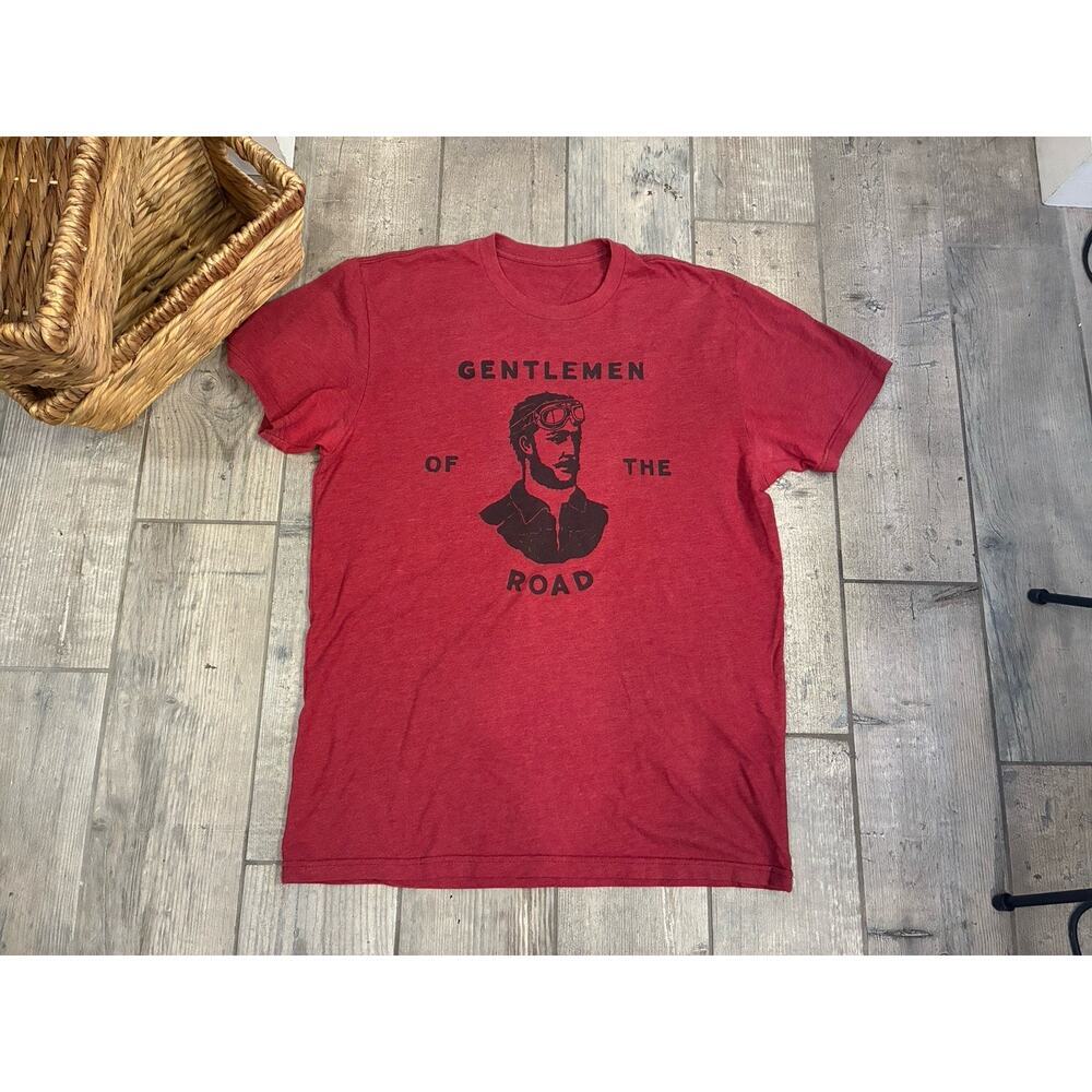 Mumford & Sons "Gentlemen Of The Road" Tour T-Shirt Heather Red Buttery Soft